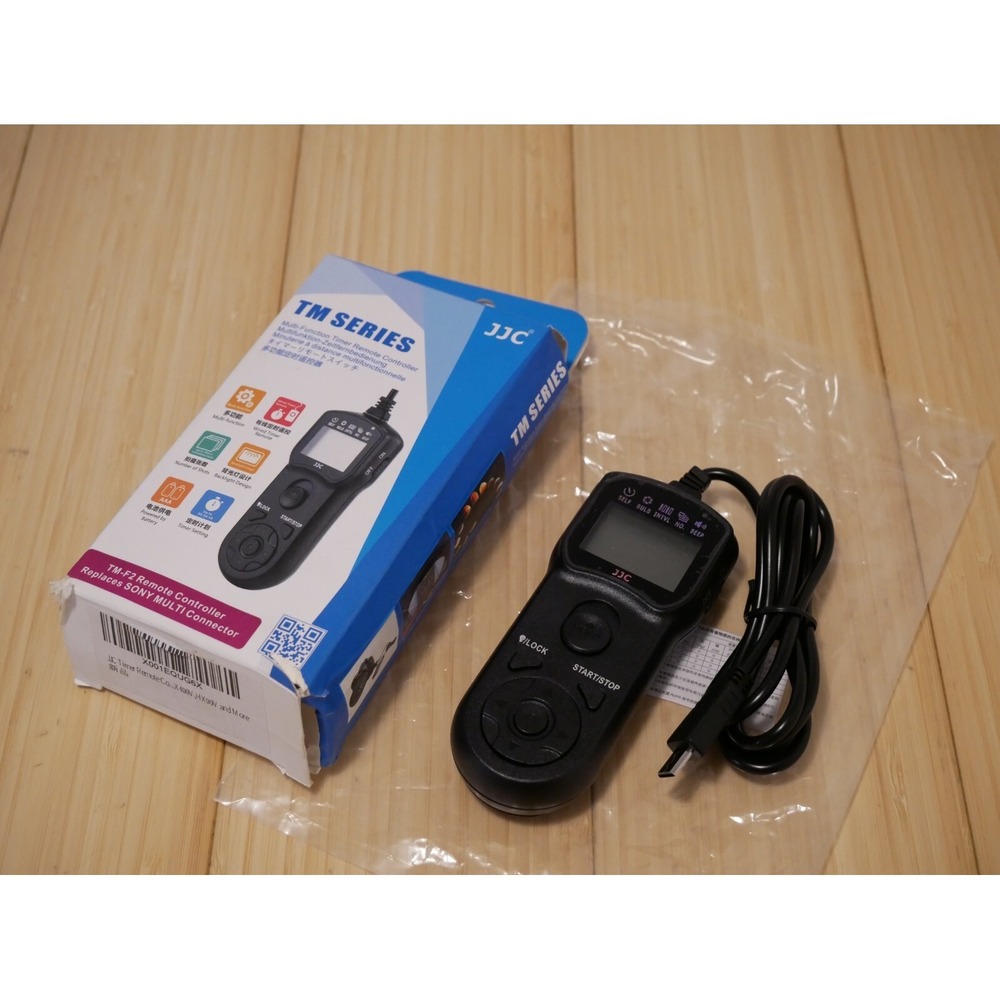 JJC Intervalometer Timer Remote Control Shutter Release Sony A6600 A7R A7S A6500